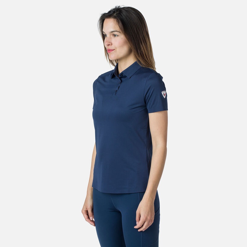 Rossignol Lette Pustende Polo Shirt Darknavy 715 | HVJDTK384