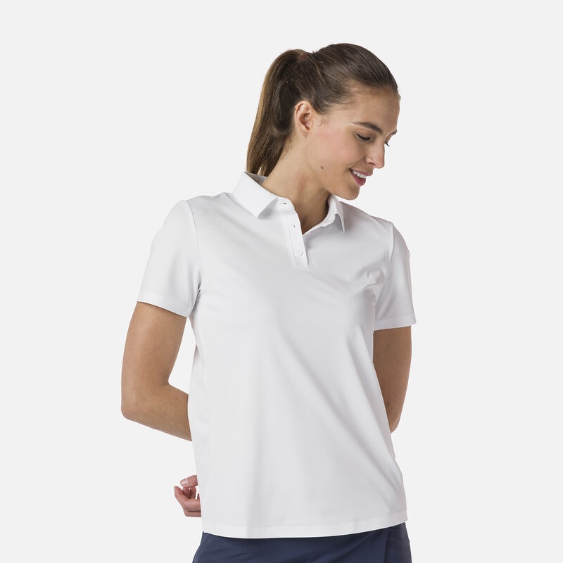 Rossignol Lette Pustende Polo Shirt Hvite | RLMJIG027