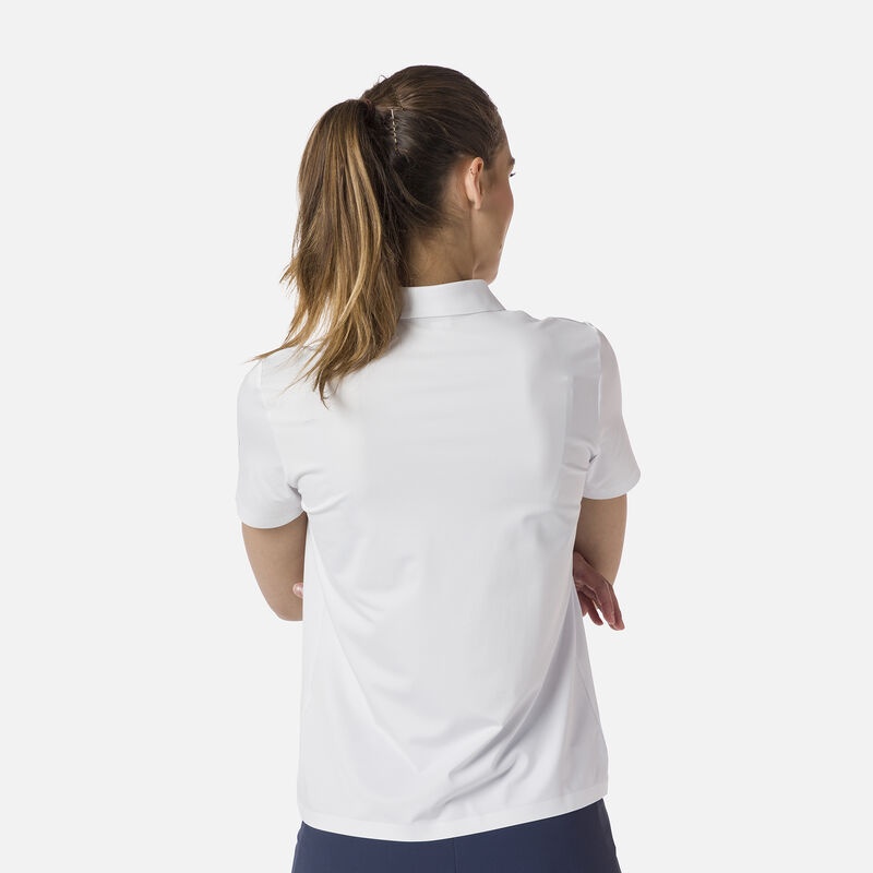 Rossignol Lette Pustende Polo Shirt Hvite | RLMJIG027