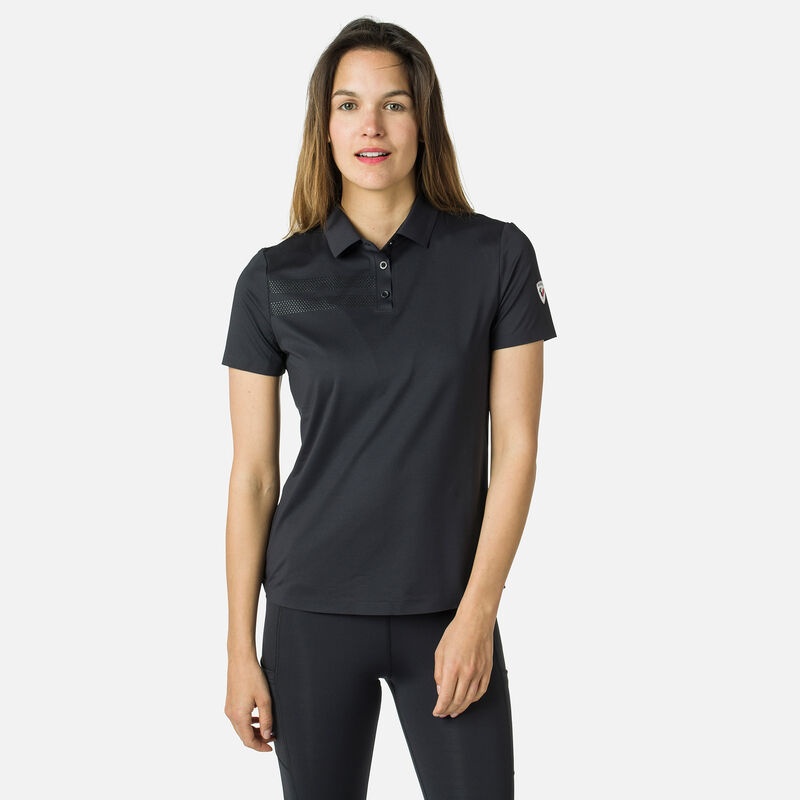 Rossignol Lette Pustende Polo Shirt Svarte | VBIOGR618