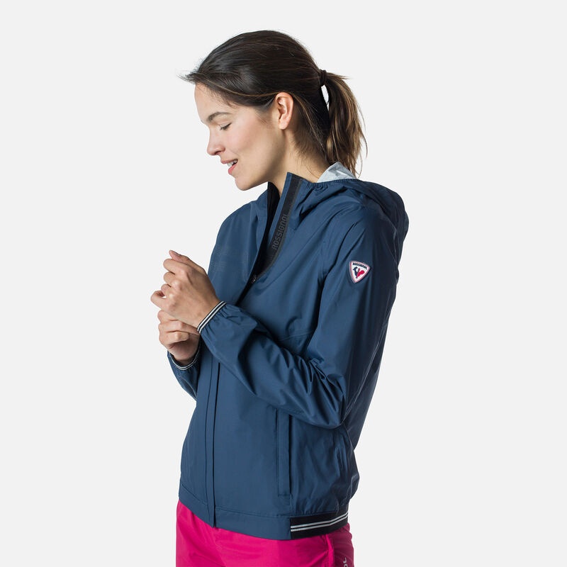 Rossignol Lette Rain Jacket Darknavy 715 | RYHKEZ758