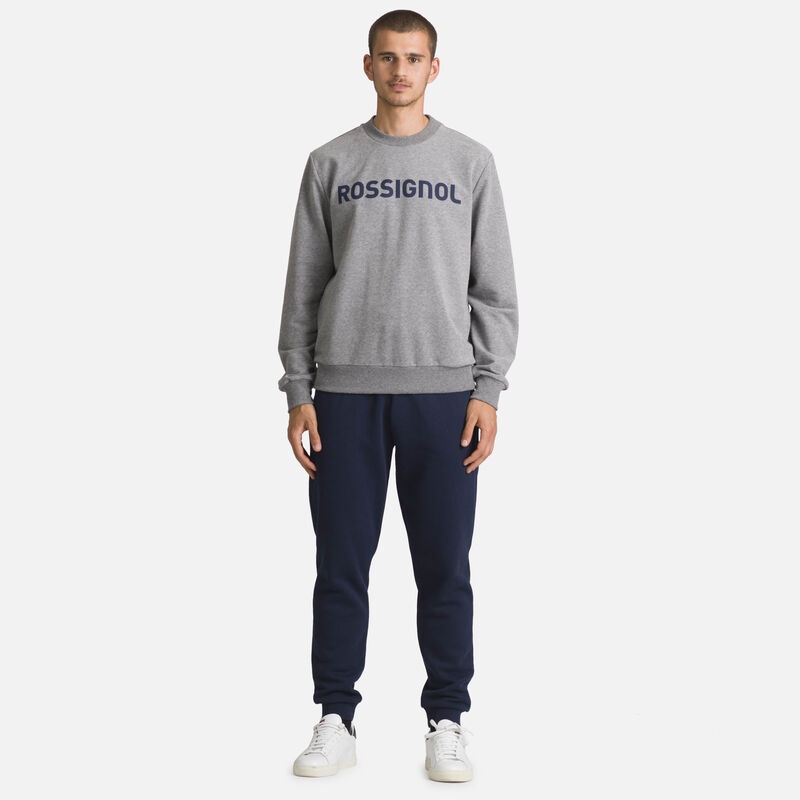 Rossignol Logo Bomull Sweatshirt Round Neck Heathergrey 280 | TWFKOH609