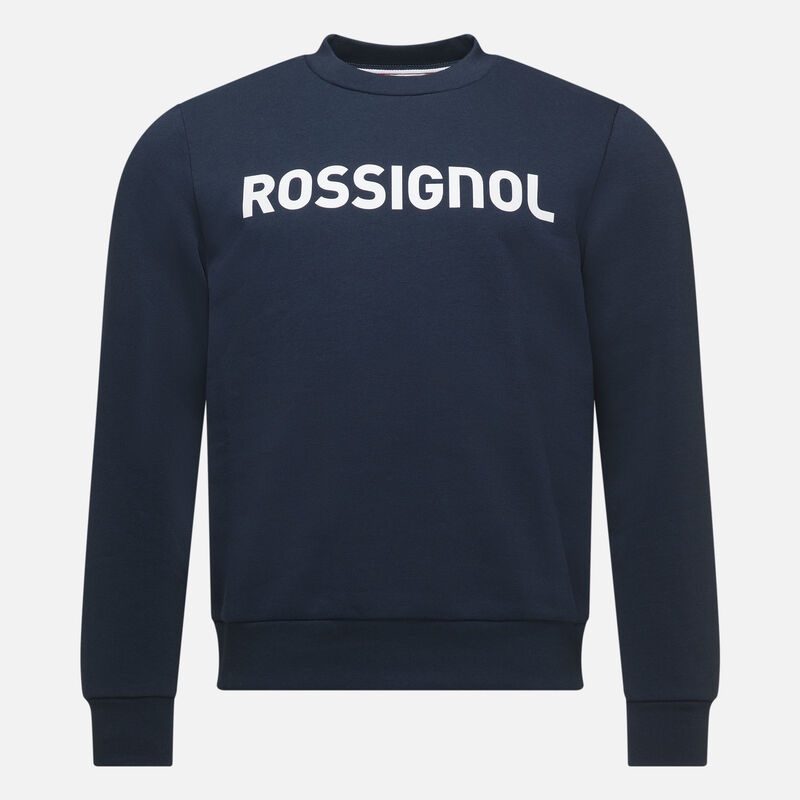 Rossignol Logo Bomull Sweatshirt Round Neck Darknavy 715 | LRWICM427