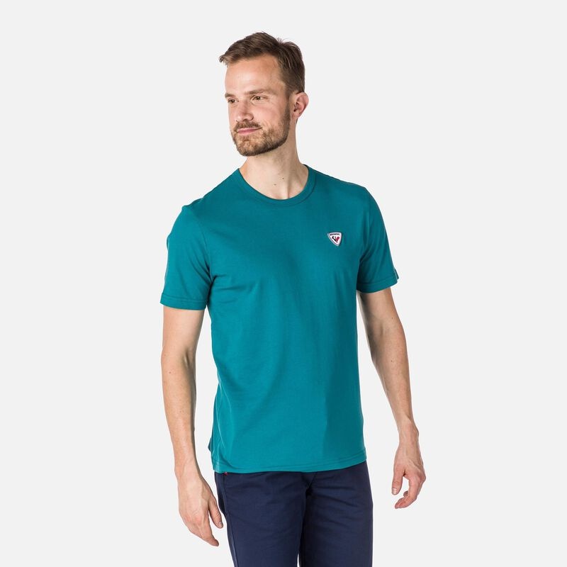 Rossignol Logo Plain Tee Darkemerald 745 | GDTYEJ276