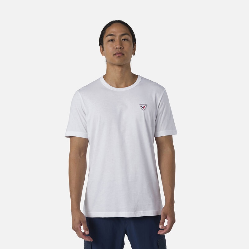 Rossignol Logo Plain Tee Hvite | GYOHTD694