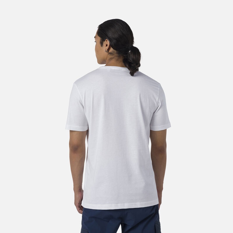 Rossignol Logo Plain Tee Hvite | GYOHTD694