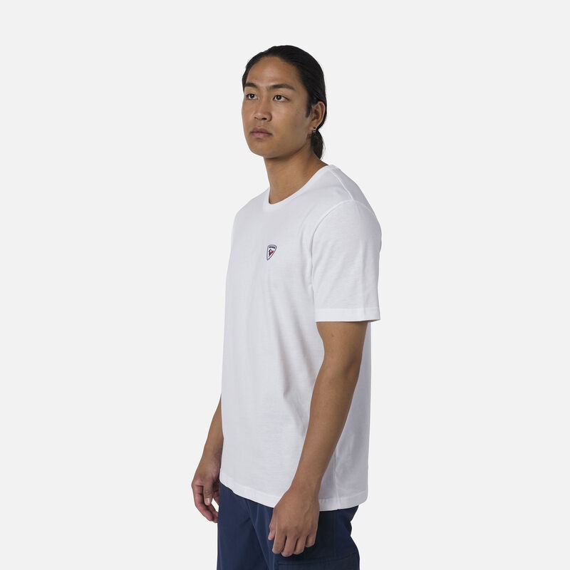 Rossignol Logo Plain Tee Hvite | GYOHTD694