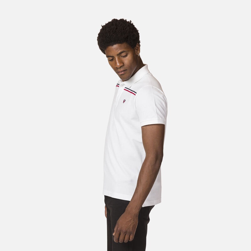 Rossignol Logo Polo Tape Shirt Hvite | MRUHYL752