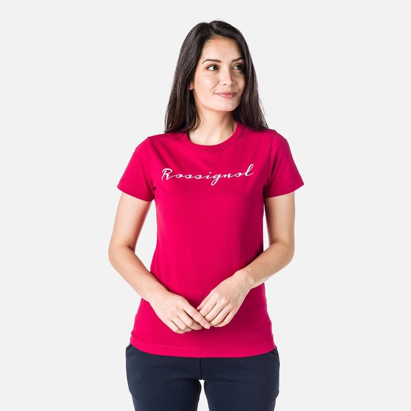 Rossignol Logo Tee Cherry 311 | ISNUYH785