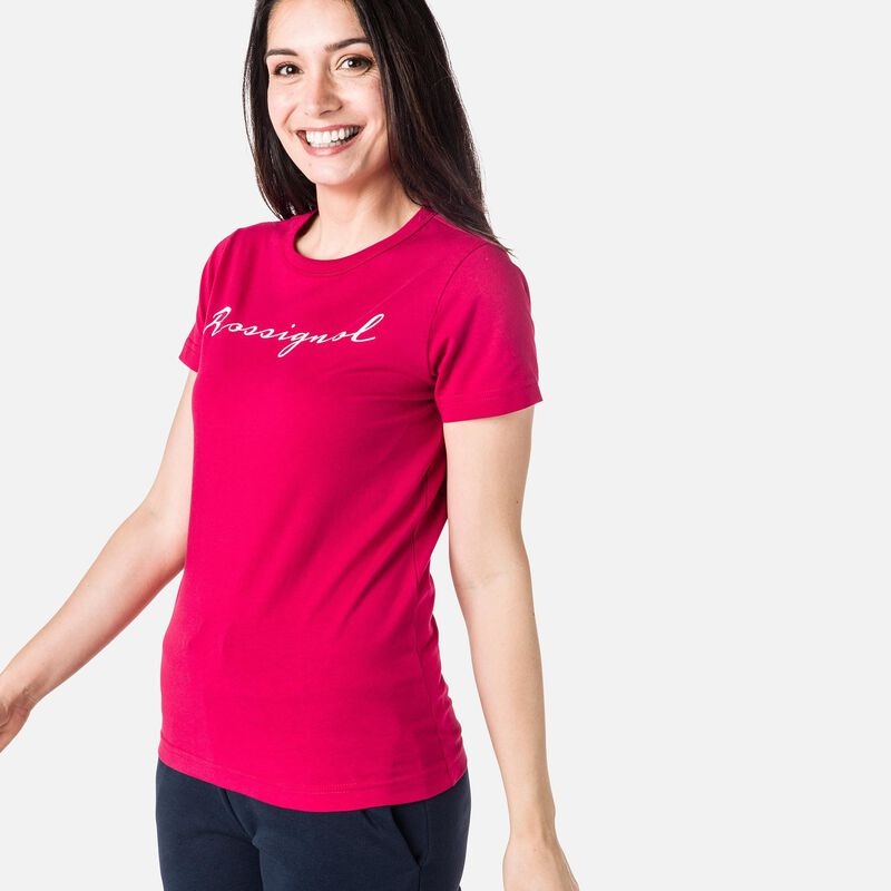 Rossignol Logo Tee Cherry 311 | ISNUYH785