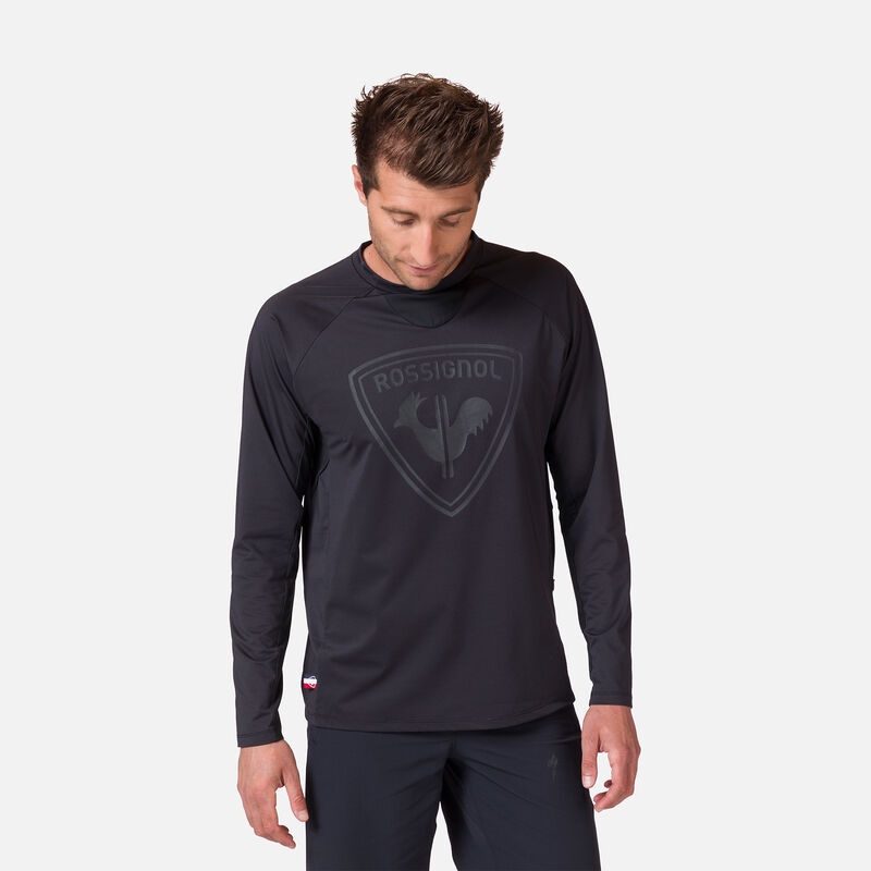 Rossignol Long Sleeve Jersey Classic Fit Svarte | FUVEIP705