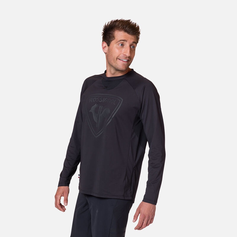 Rossignol Long Sleeve Jersey Classic Fit Svarte | FUVEIP705