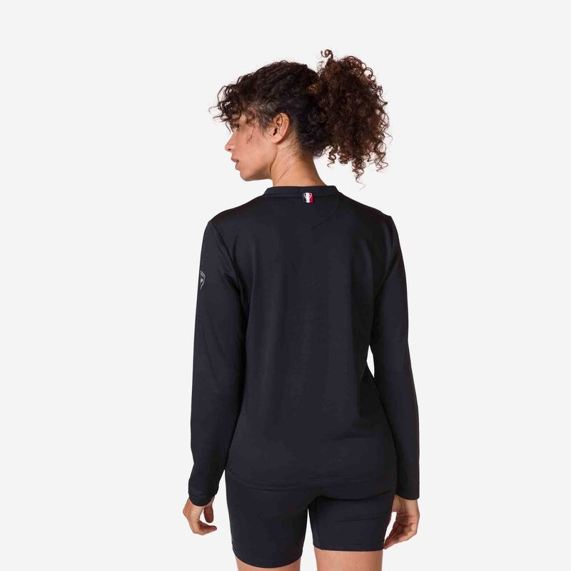 Rossignol Long Sleeve Light Mellomlag Svarte | PWTZSJ206