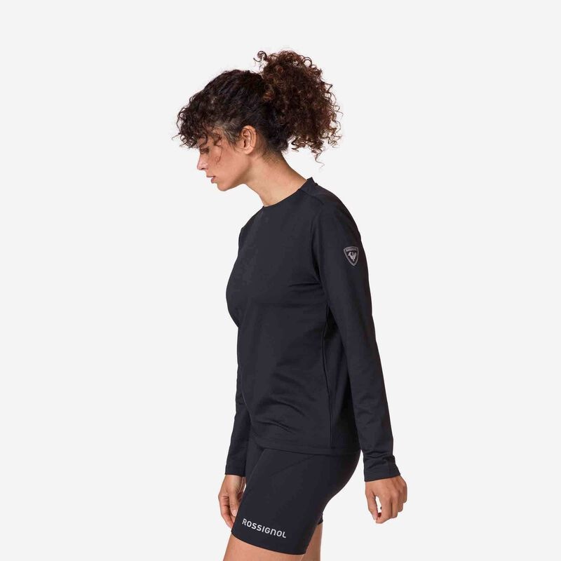 Rossignol Long Sleeve Light Mellomlag Svarte | PWTZSJ206