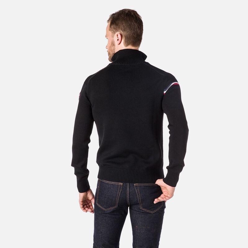 Rossignol Major Half-zip Genser Svarte | WXAYLU015