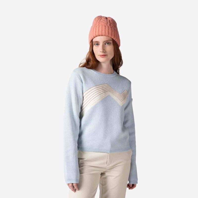 Rossignol Mountain Round Neck Top Glacier | EYWFGN517