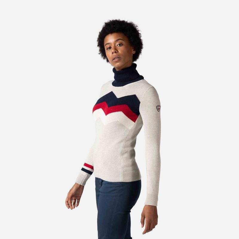 Rossignol Mountain Turtle Neck Top Fog | HIOYPG470