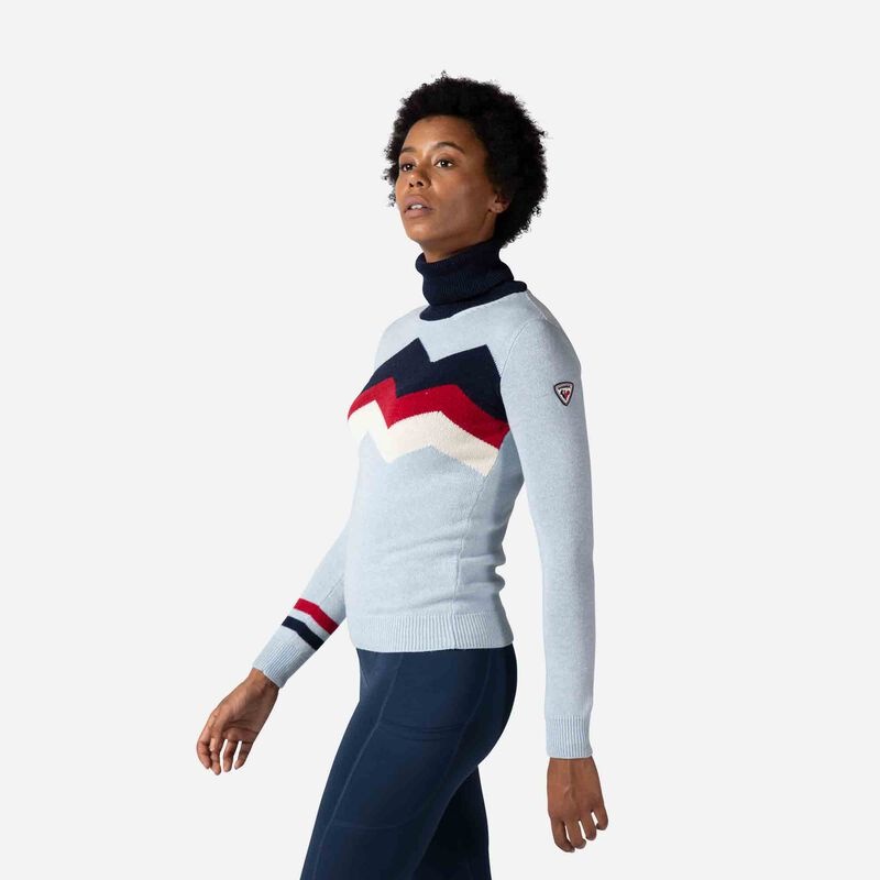 Rossignol Mountain Turtle Neck Top Glacier | VXACFG653