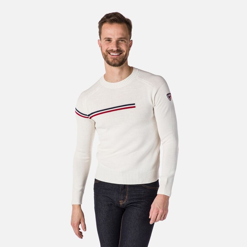 Rossignol Odysseus Round-neck Genser Hvite | VEJCHY520