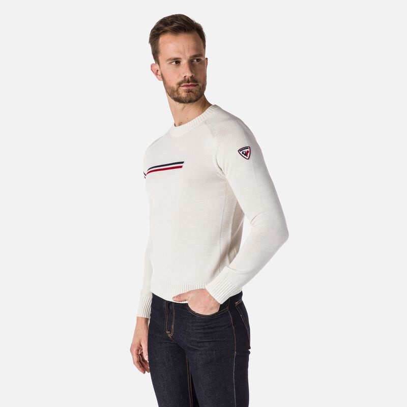 Rossignol Odysseus Round-neck Genser Hvite | VEJCHY520