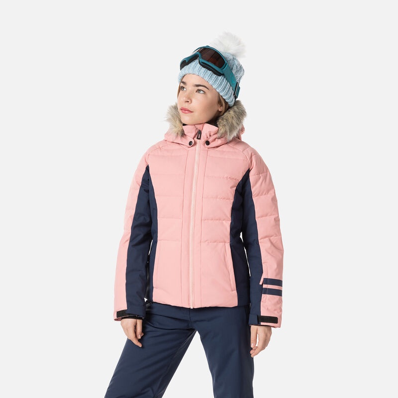 Rossignol Polydown Ski Jacket Cooperpink | JYKXWL803