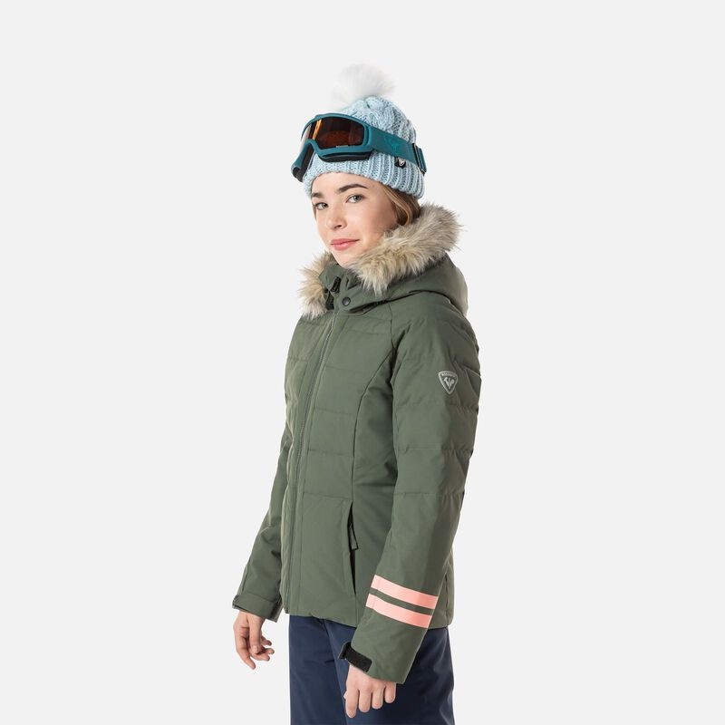 Rossignol Polydown Ski Jacket Ebonygreen | GBTENF540