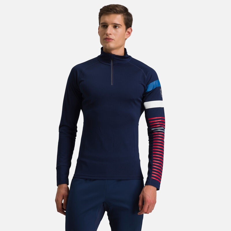 Rossignol Poursuite Half-zip Baselayer Top Darknavy 715 | RXFCMB470