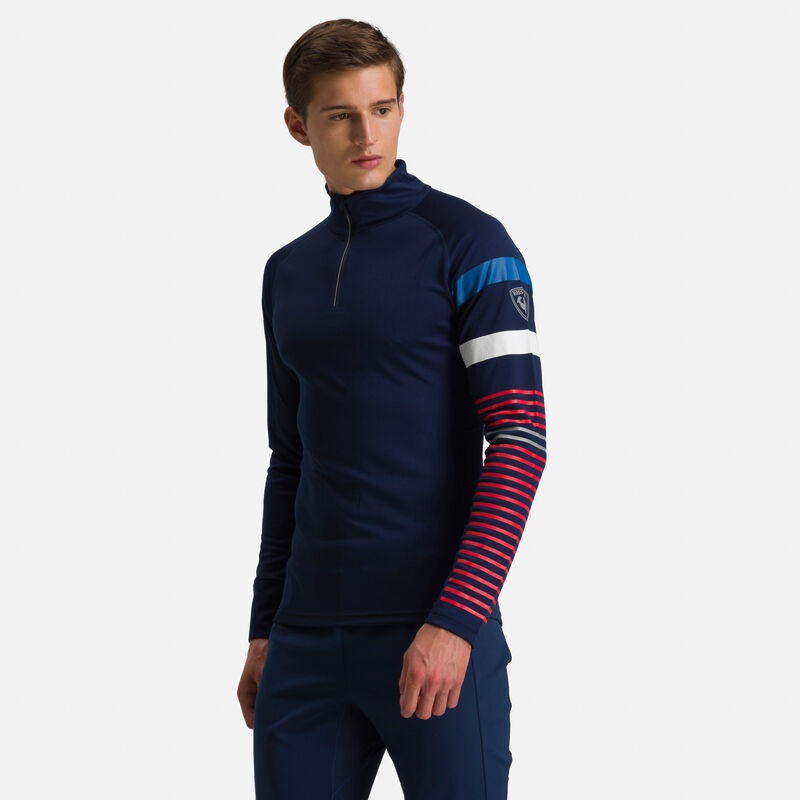 Rossignol Poursuite Half-zip Baselayer Top Darknavy 715 | RXFCMB470