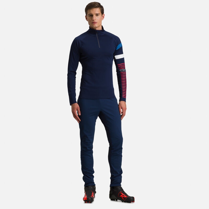 Rossignol Poursuite Half-zip Baselayer Top Darknavy 715 | RXFCMB470