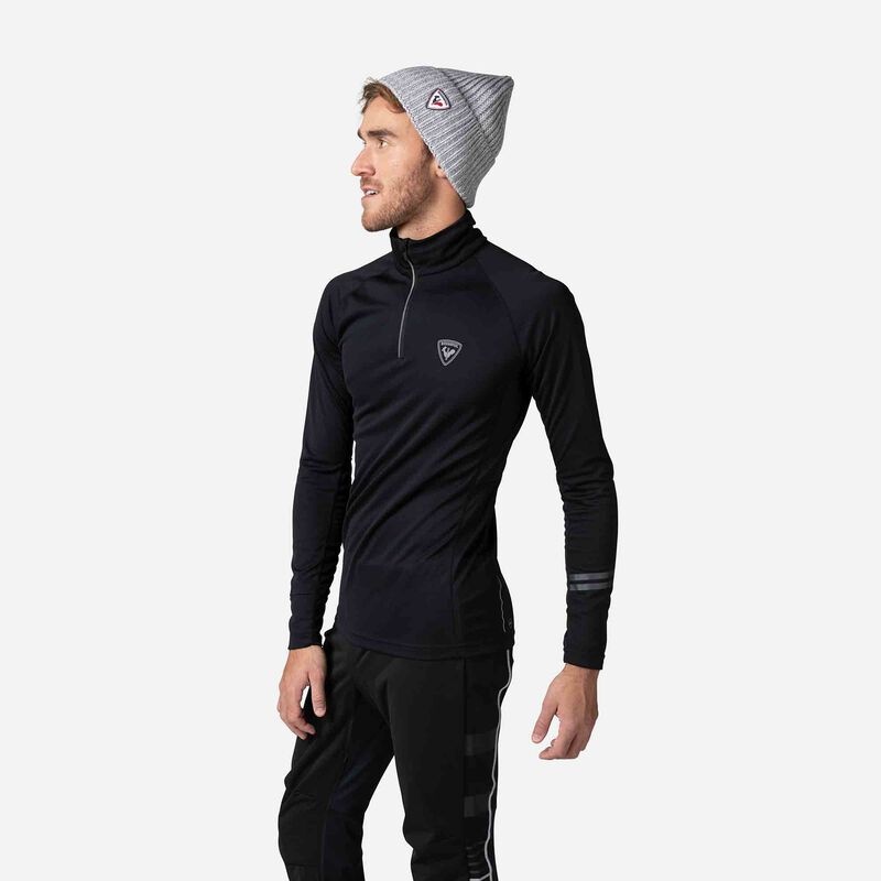 Rossignol Poursuite Half-zip Baselayer Top Svarte | WQEBZL321