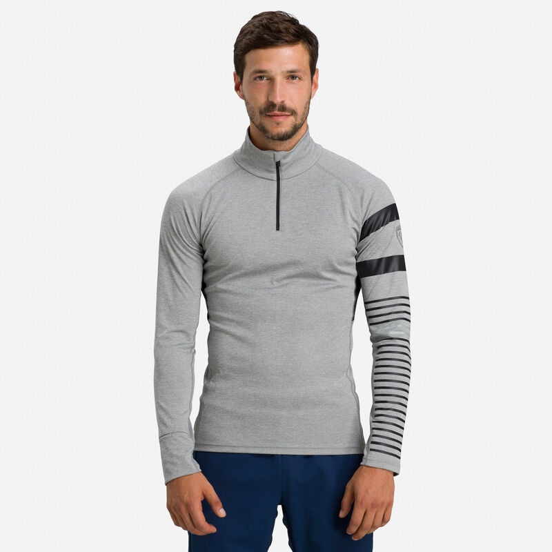 Rossignol Poursuite Half-zip Baselayer Top Heathergrey 280 | SQPOLI258