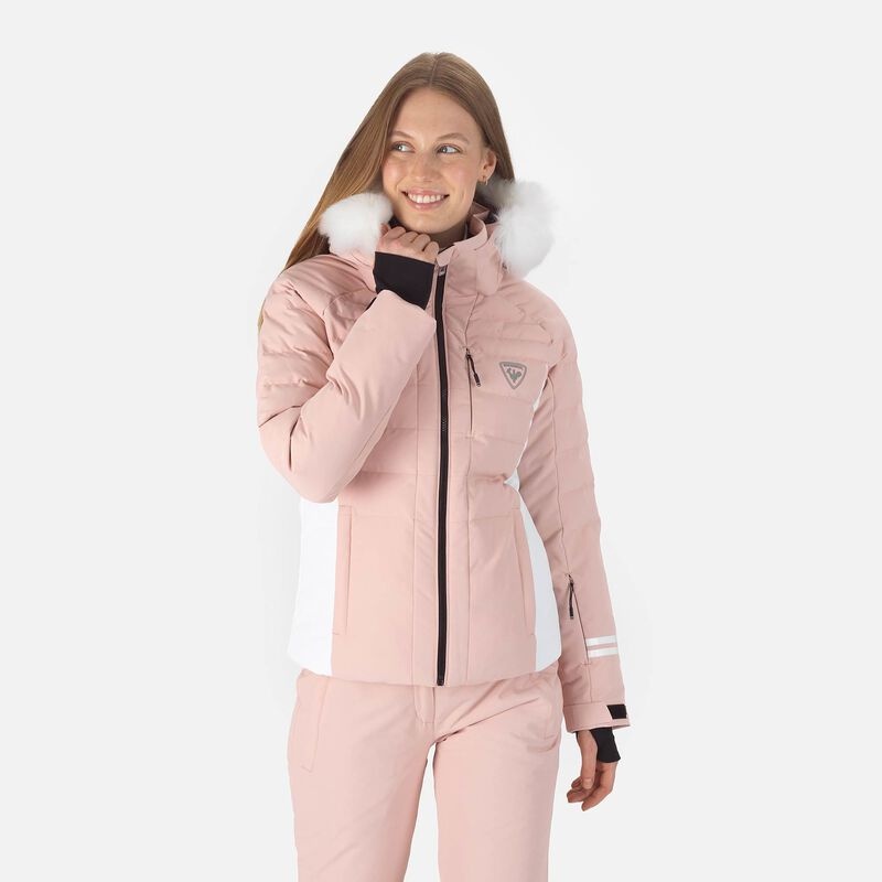 Rossignol Rapide Ski Jacket Powderpink 337 | FCWHXR317