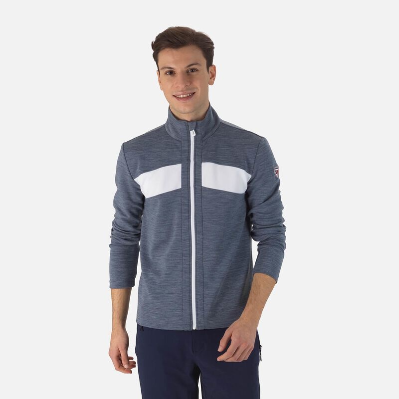 Rossignol React Merino Full Zip Mellomlag Darknavy 715 | KWLUDG327