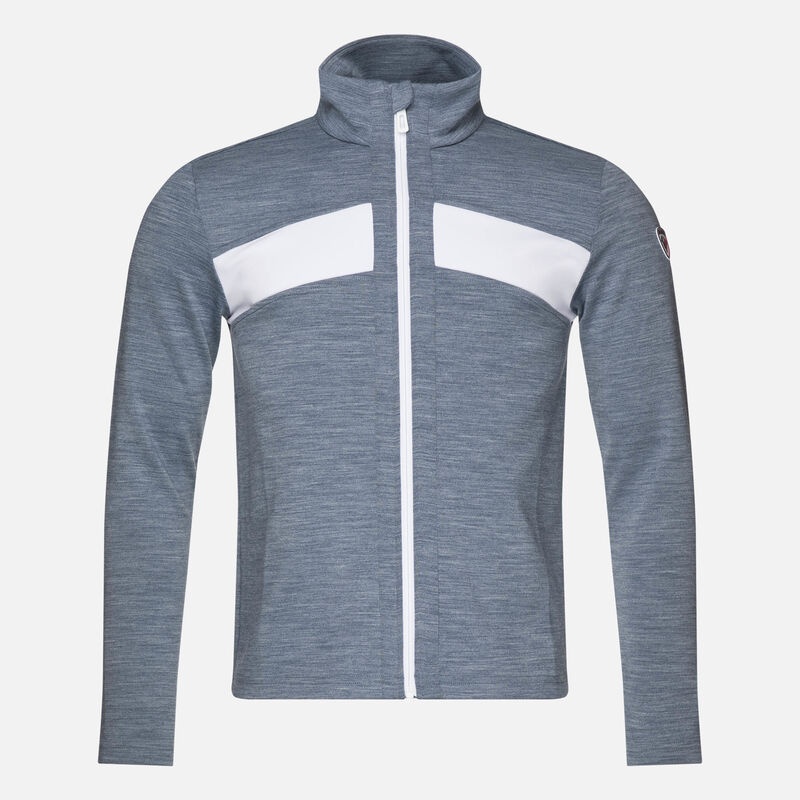 Rossignol React Merino Full Zip Mellomlag Darknavy 715 | KWLUDG327