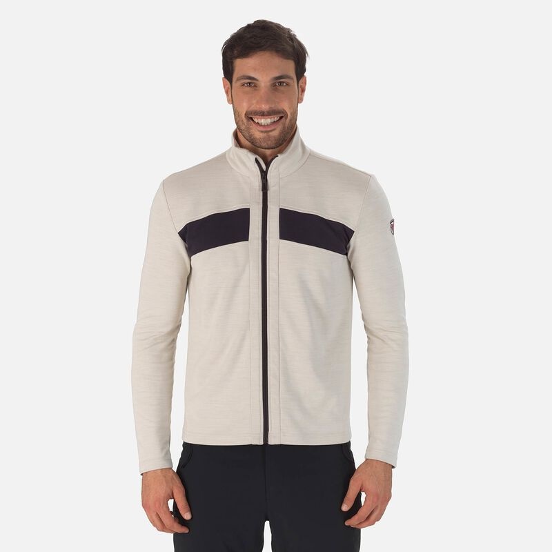 Rossignol React Merino Full Zip Mellomlag Wilddove 853 | YVKXFA645