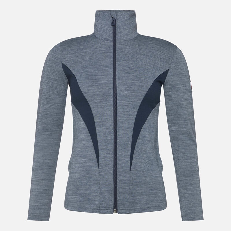 Rossignol React Merino Full-zip Mellomlag Darknavy 715 | GXMOZC850