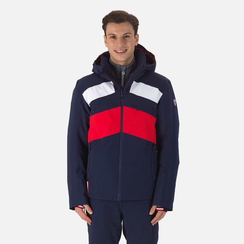 Rossignol React Merino Ski Jacket Darknavy 715 | EXWIVJ759