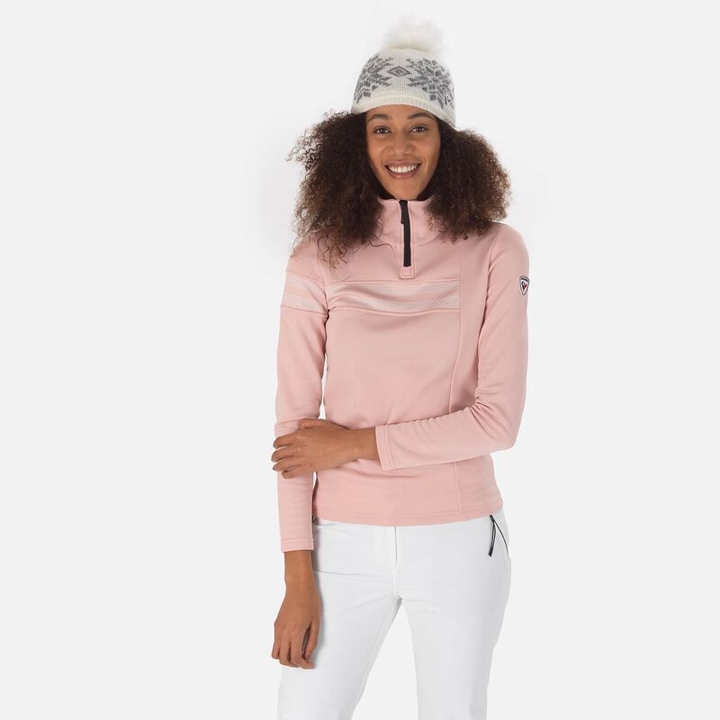 Rossignol Resort Half-zip Top Powderpink 337 | UXVWGI209