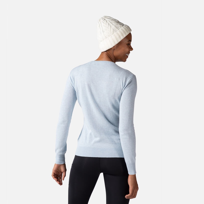 Rossignol Signature Knit Genser Glacier | GYQWFH059