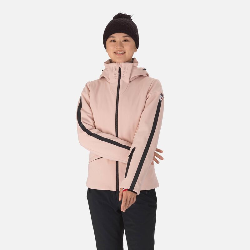 Rossignol Softshell Flate Ski Jacket Rosa | GNVSTO873