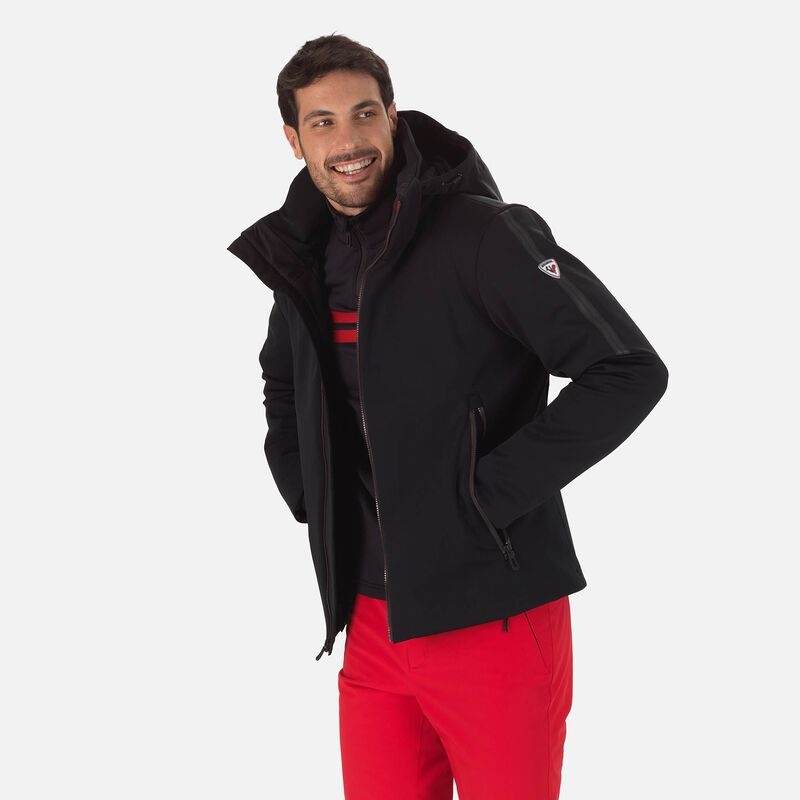 Rossignol Softshell Flate Ski Jacket Svarte | LSCMDZ183