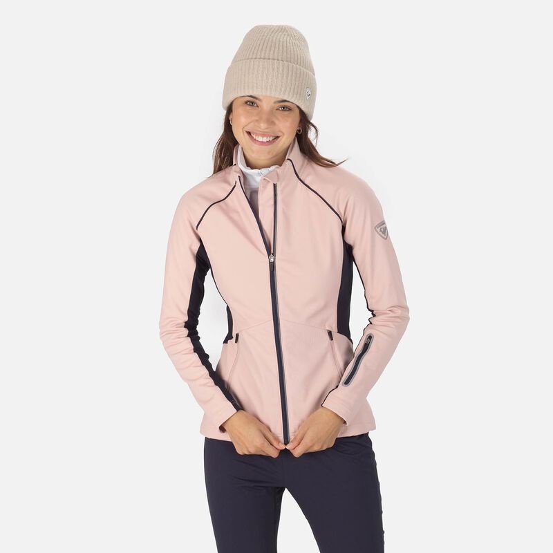 Rossignol Softshell Jacket Powderpink 337 | UXZTNV916