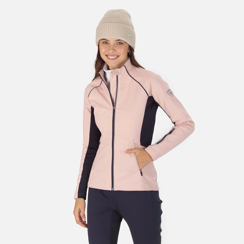 Rossignol Softshell Jacket Powderpink 337 | UXZTNV916