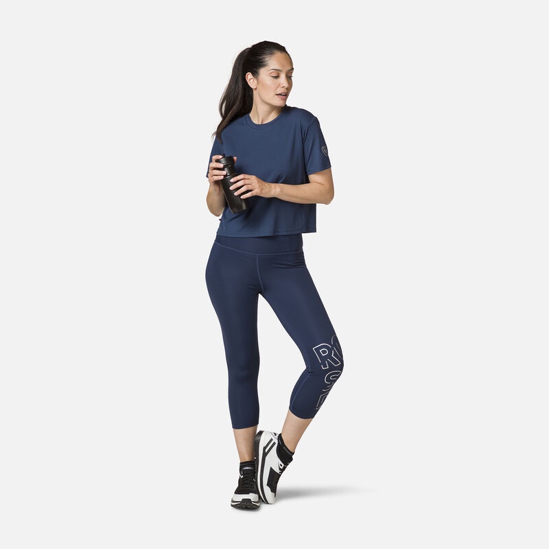 Rossignol Stretch 3/4 Jogge Tights Mørke Marineblå | QYNHBK587