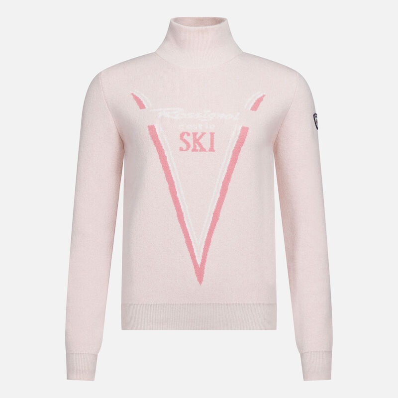 Rossignol Victoire Turtleneck Knit Genser Powderpink 337 | QBLPYW134