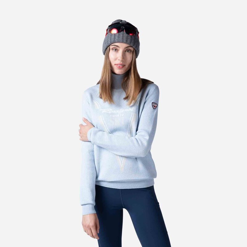 Rossignol Victoire Turtleneck Knit Genser Glacier | WCPHKB943